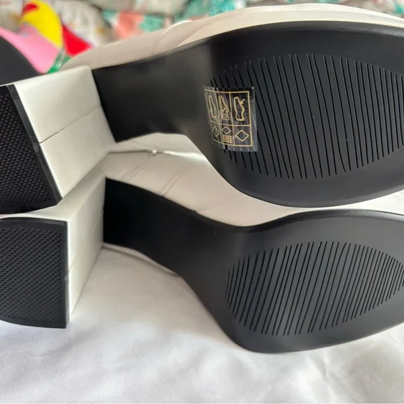 White Platform Booties Boots Size 8 Dolls Kill Brand New - Picture 6 of 7